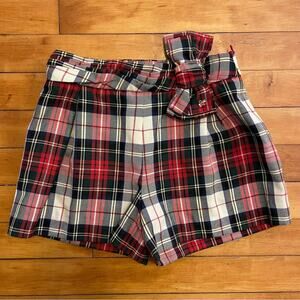 NWT Abel & Lula Holiday Tartan Shorts